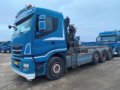 lkw iveco stralis abroller_kran